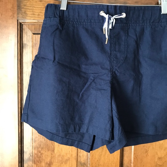 Izod Pull-On Navy Blue Shorts/Drawstring & Pockets Large - Picture 3 of 11
